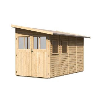   fából készült kerti ház KARIBU WANDLITZ 4 (55257) natur LG2730
